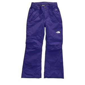 North Face Snow Ski Pants Girls Purple DryVent EzGrow sz 10/ 12